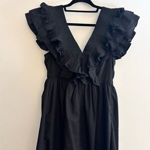 Entro Black Ruffle Dress